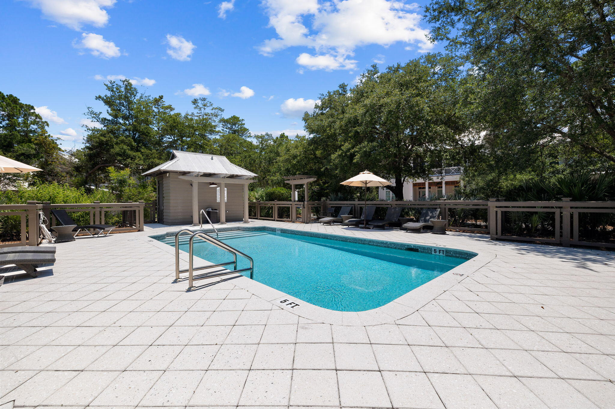 42 Bosk Lane Santa Rosa Beach, FL 32459 - Photo 12 of 13 a view of house with swimming pool outdoor seating