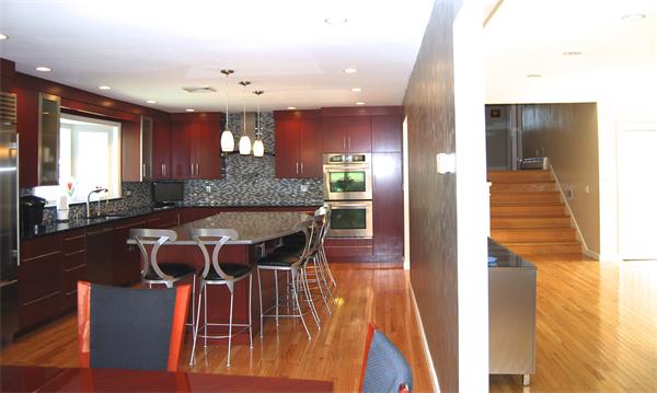 14 Sheldon Road Marblehead, MA 01945 - Photo 3 of 19 an open kitchen with a table and chairs in it