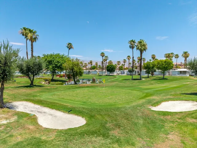 a view of a golf course
