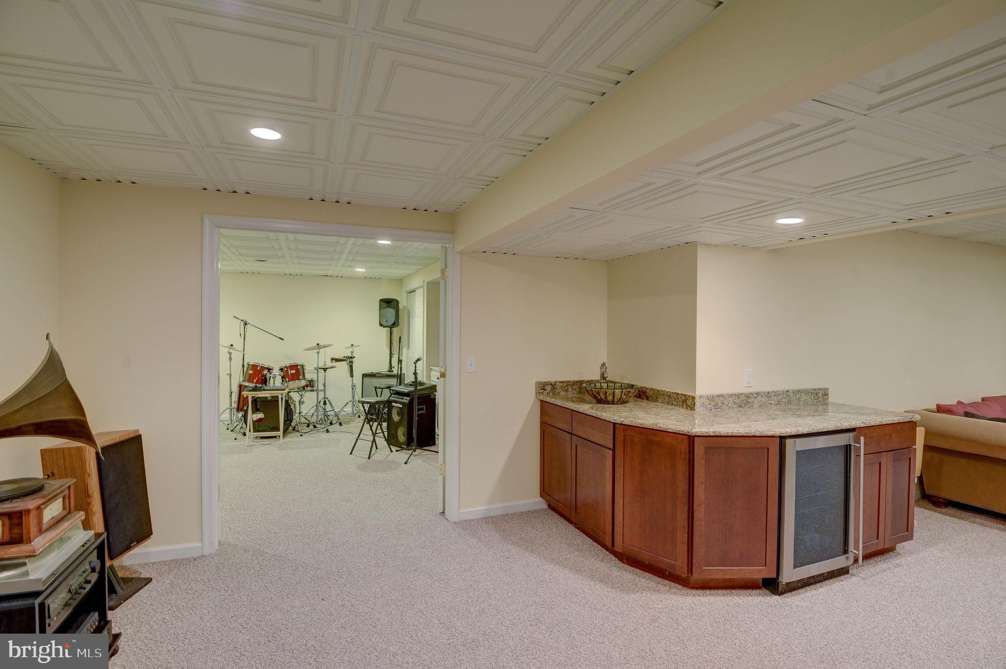114 Tindall Road Robbinsville, NJ 08691 - Photo 39 of 59 Finished Basement with Wet Bar