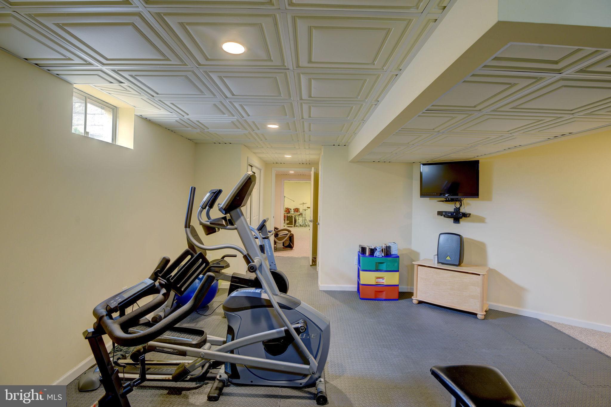 114 Tindall Road Robbinsville, NJ 08691 - Photo 42 of 59 Gym in Finished Basement