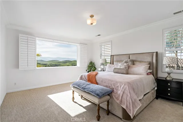 a view of a balcony with an ocean view