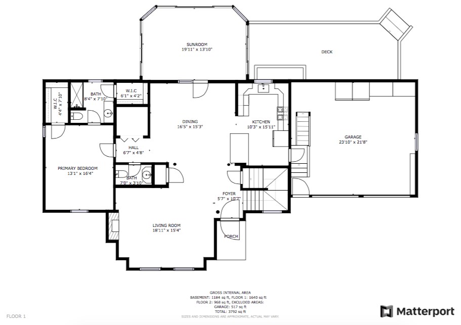 23 Century Lane Cranston, RI 02921 - Photo 41 of 43 First Floor Layout