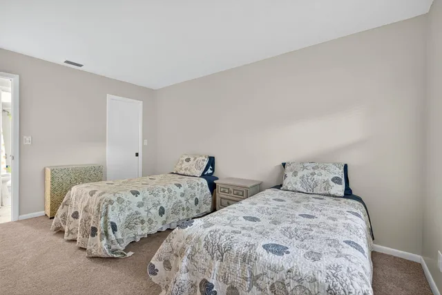 a view of small space with empty racks