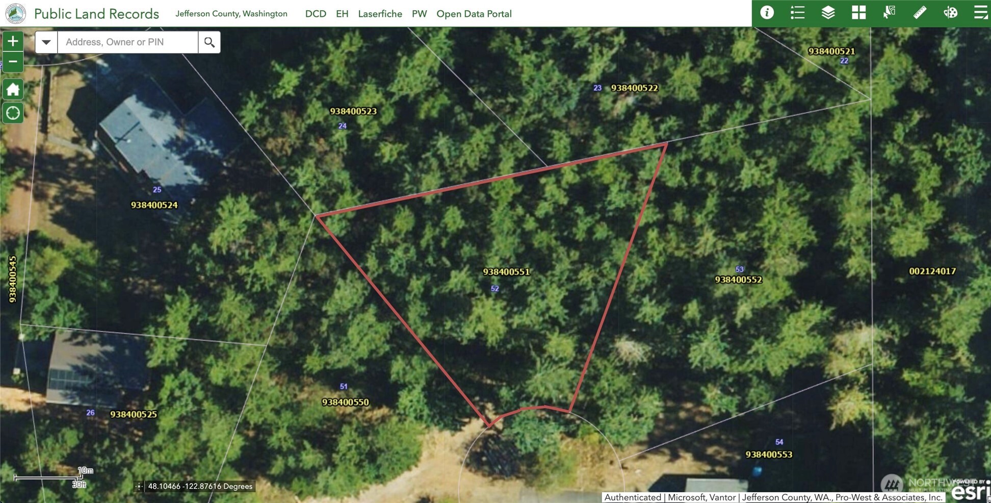 55 Vancouver Place Port Townsend, WA 98368 - Photo 11 of 11 a view of a forest from a balcony