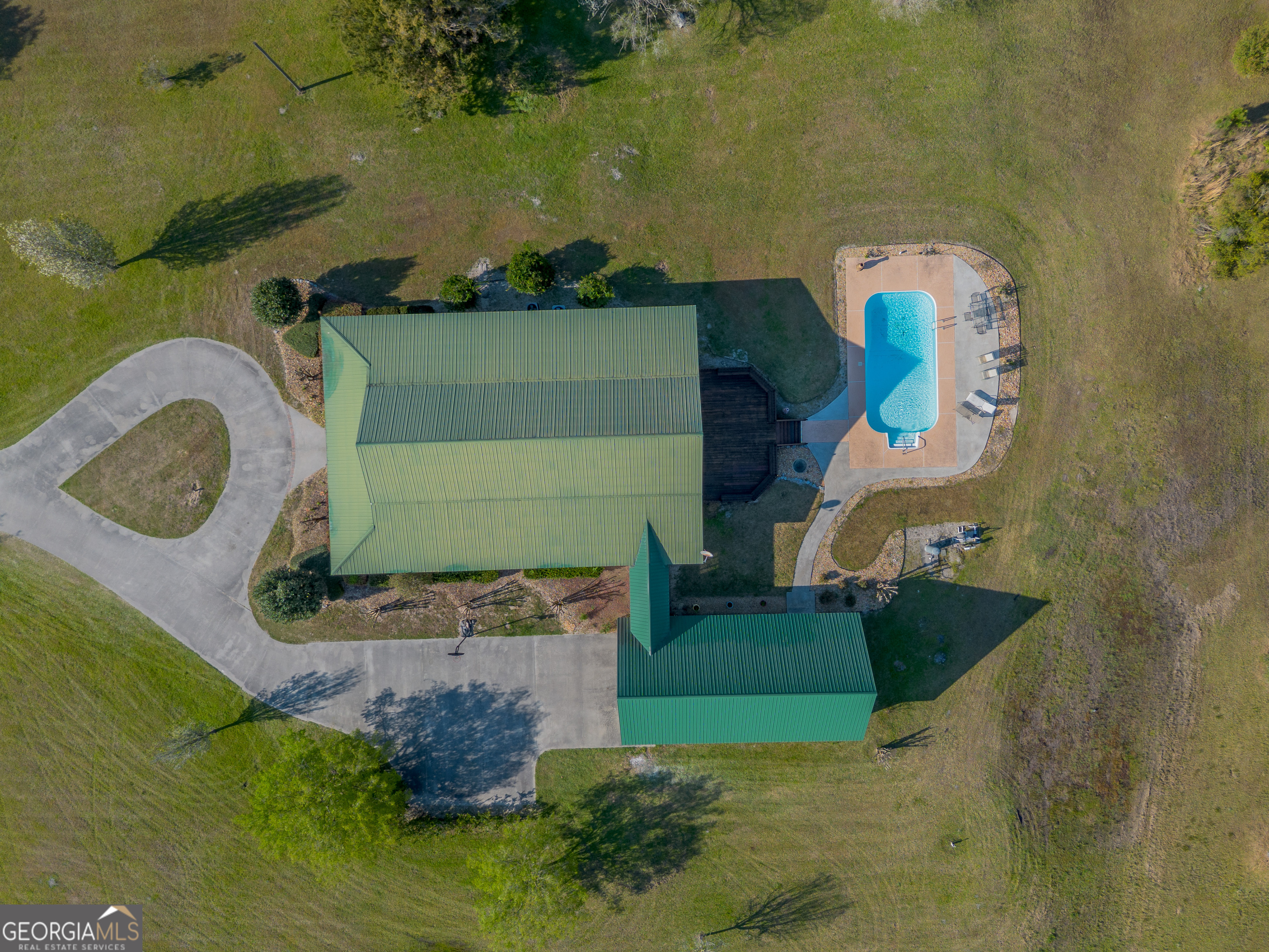 3300 Connor Lane Waycross, GA 31503 - Photo 6 of 42 an aerial view of a house with a yard