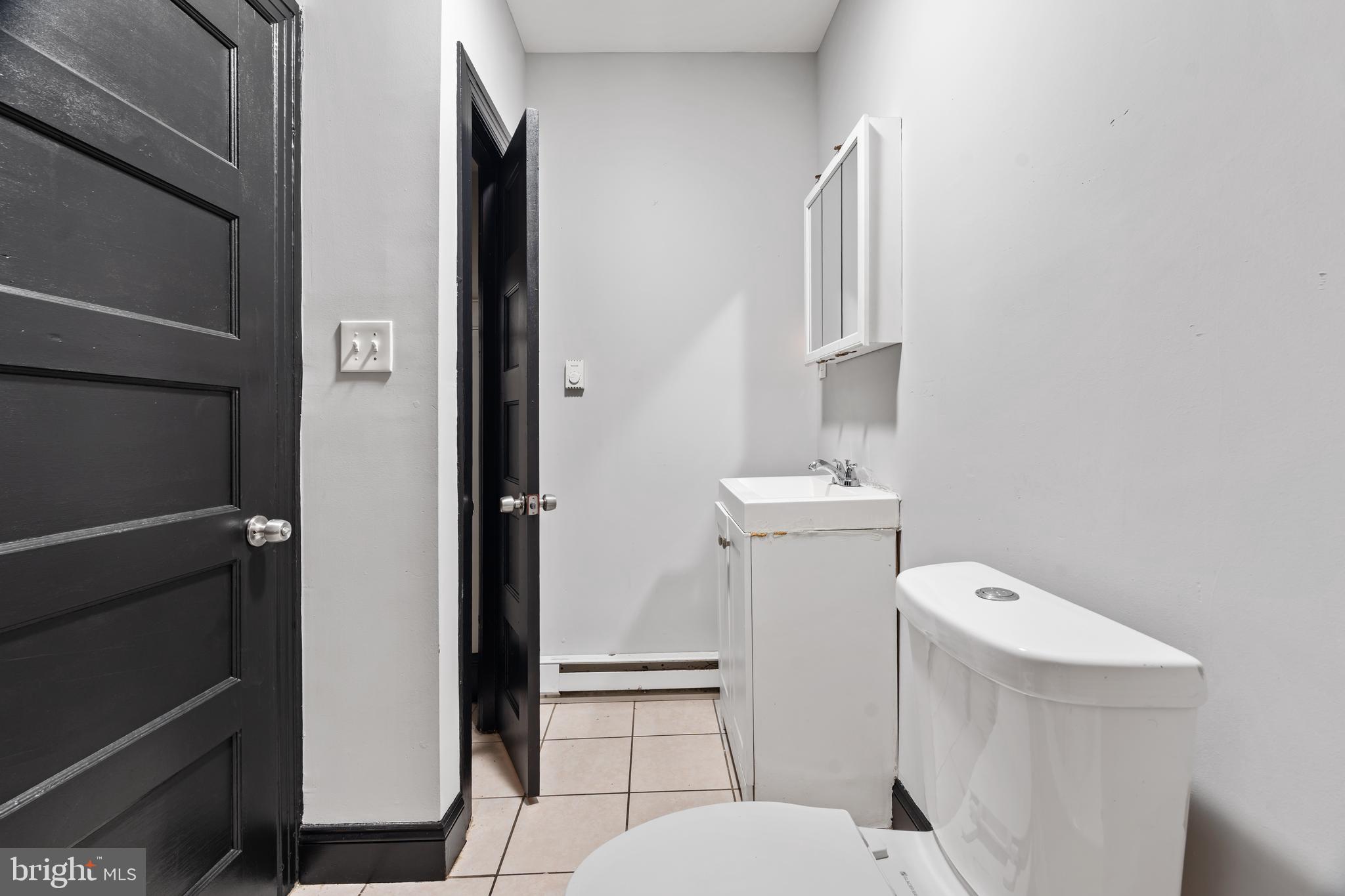 3239 North 26th Street Philadelphia, PA 19129 - Photo 20 of 28 a white toilet sitting next to a bathroom sink
