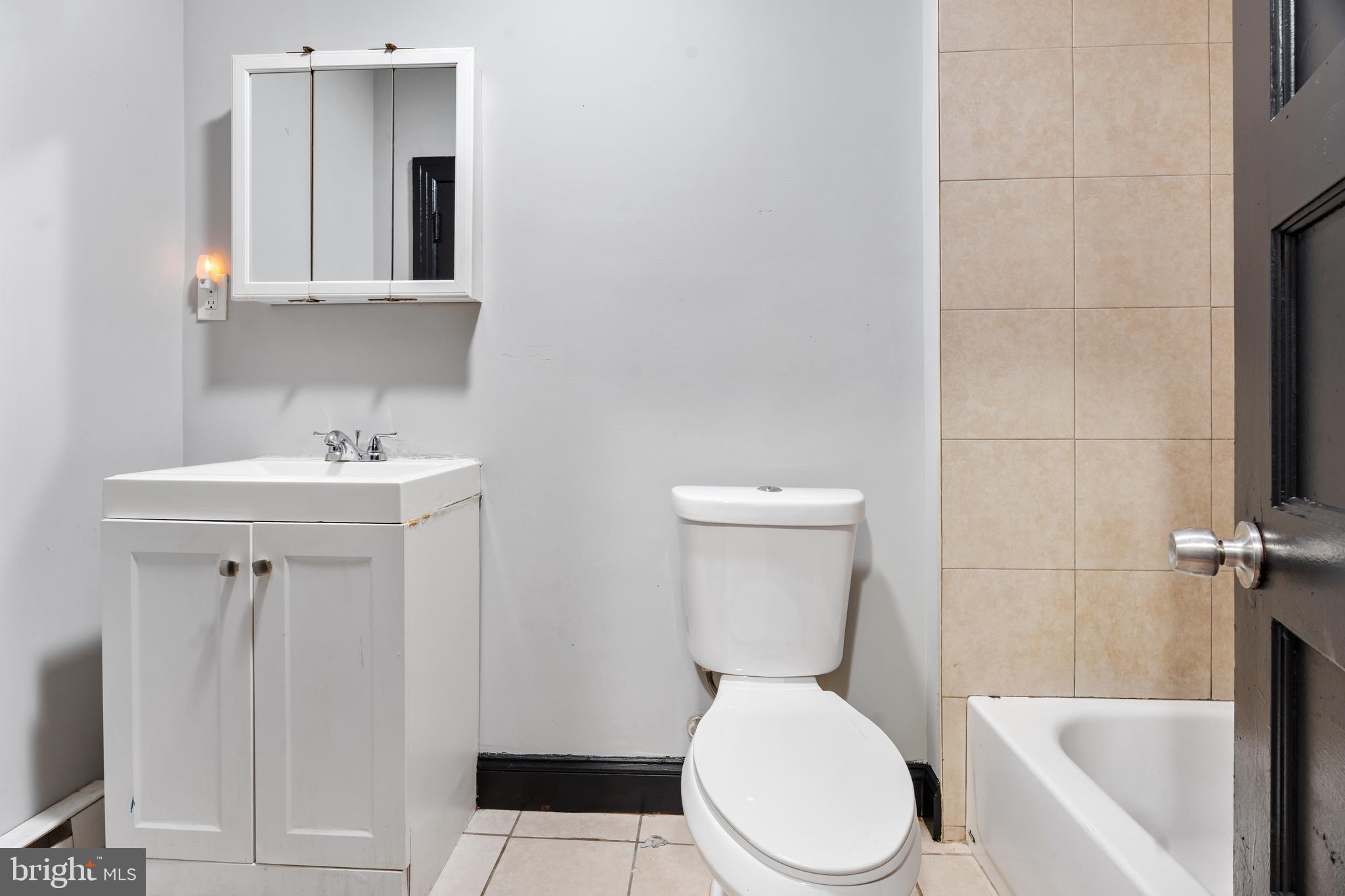 3239 North 26th Street Philadelphia, PA 19129 - Photo 22 of 28 a white toilet sitting next to a bathroom sink