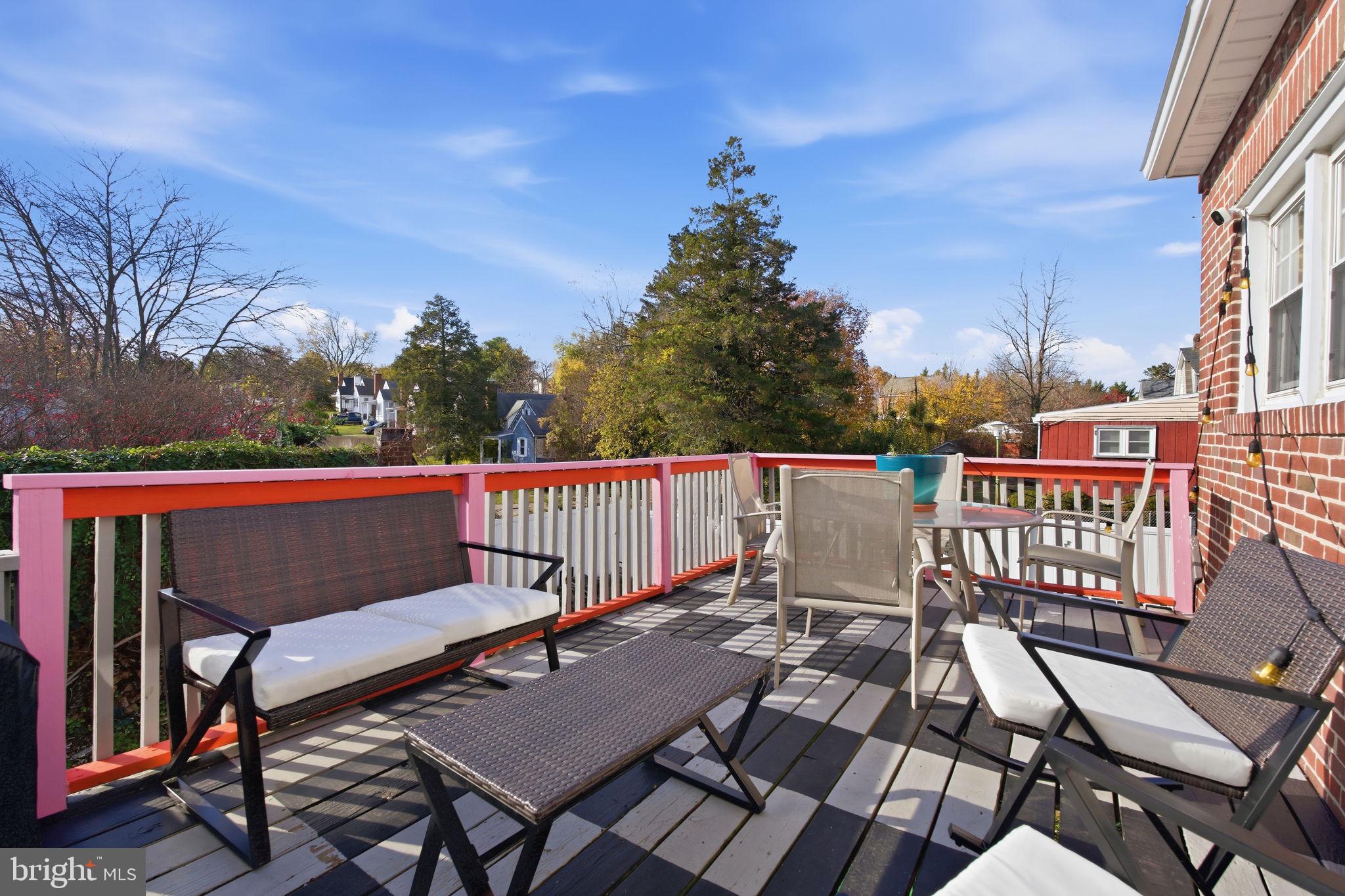 3901 Biddison Lane Baltimore, MD 21206 - Photo 32 of 38 Deck off rear of the home
