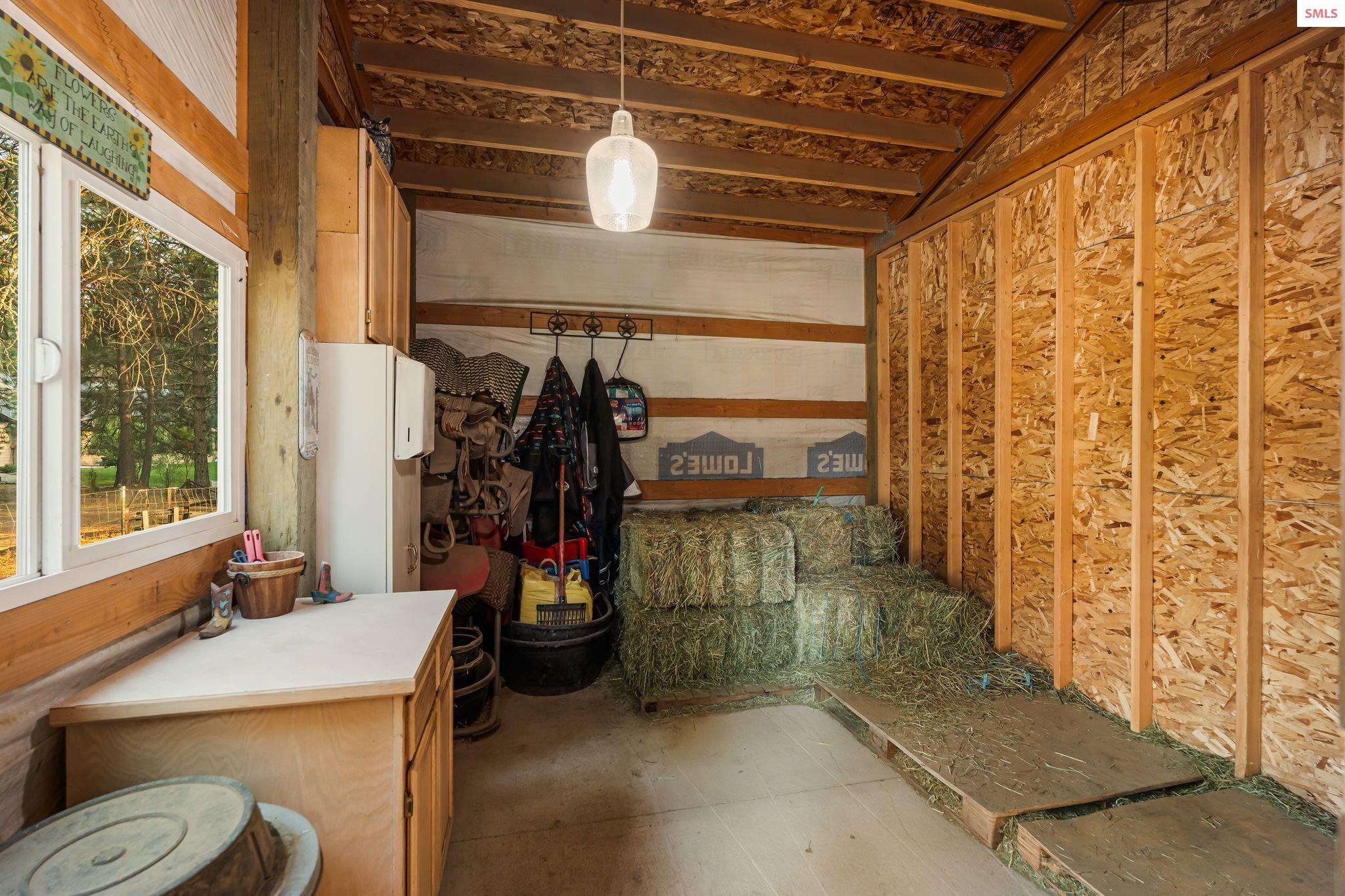 31957 North Wester Ranch Road Athol, ID 83801 - Photo 55 of 66 Tack / Feed Room in Barn