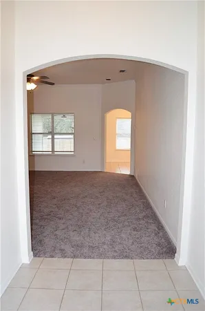 a view of empty room