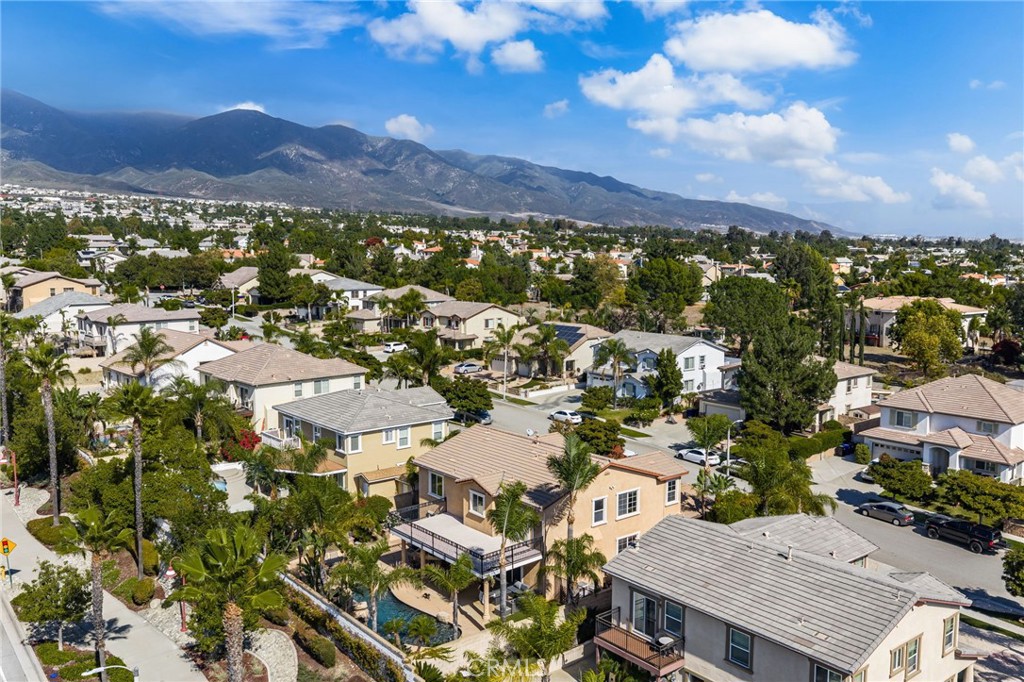 6336 Taylor Canyon Place Rancho Cucamonga, CA 91739 - Photo 59 of 60 an aerial view of residential houses with outdoor space