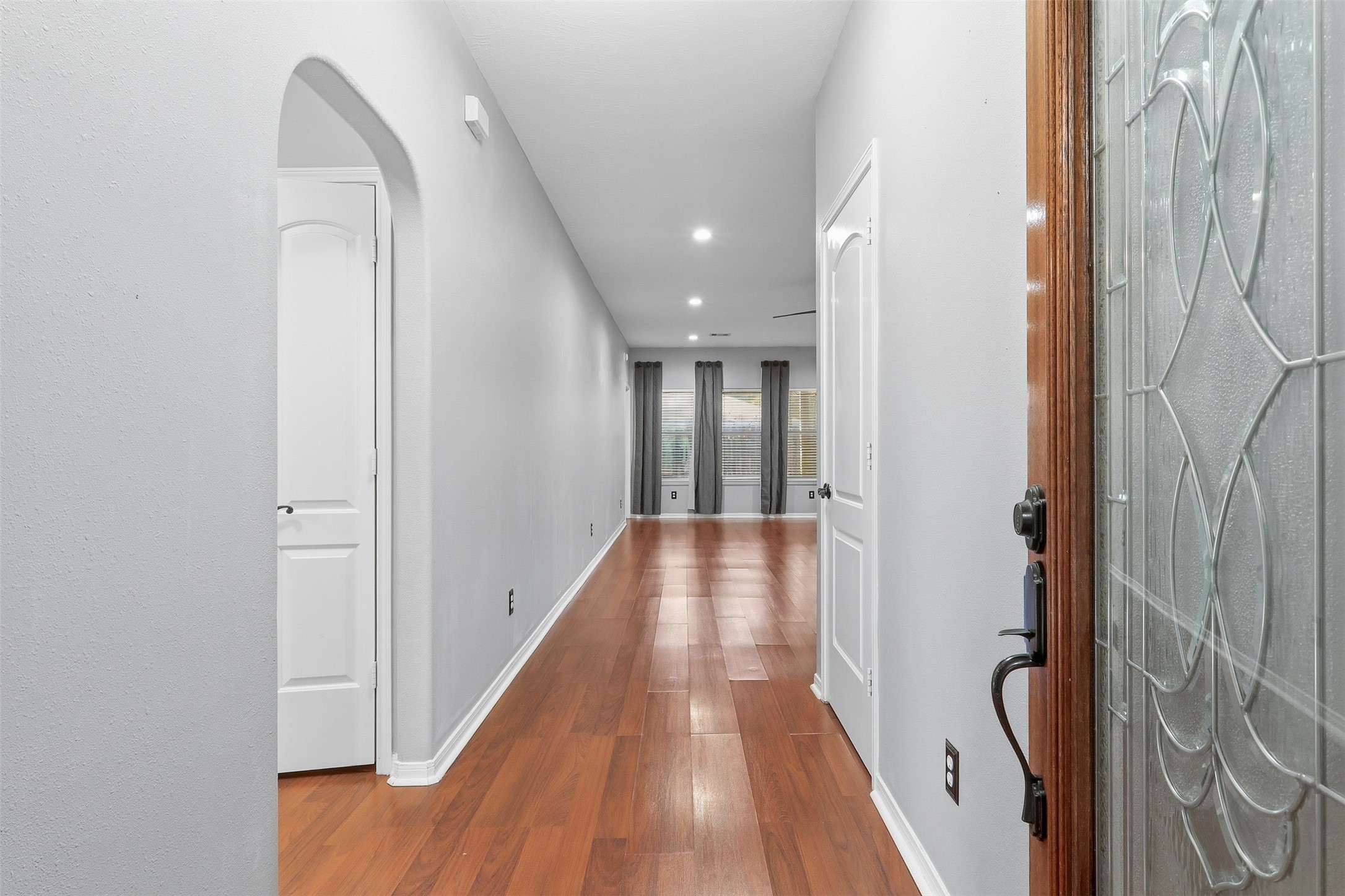 17423 Morning Star Avenue Crosby, TX 77532 - Photo 3 of 23 a view of gallery with wooden floor