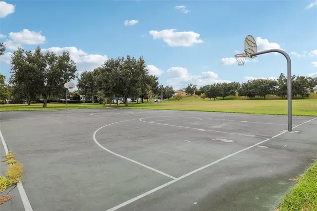 a view of a green field