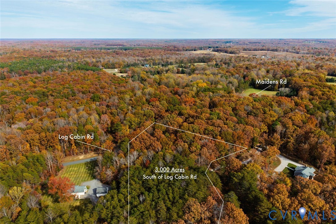 Lot 2 Maidens Road Maidens, VA 23102 - Photo 7 of 35 Aerial view of a heavily wooded area