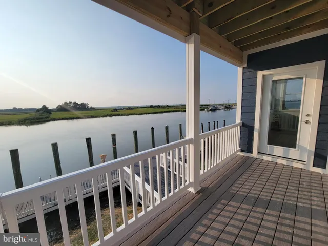 a view of wooden deck