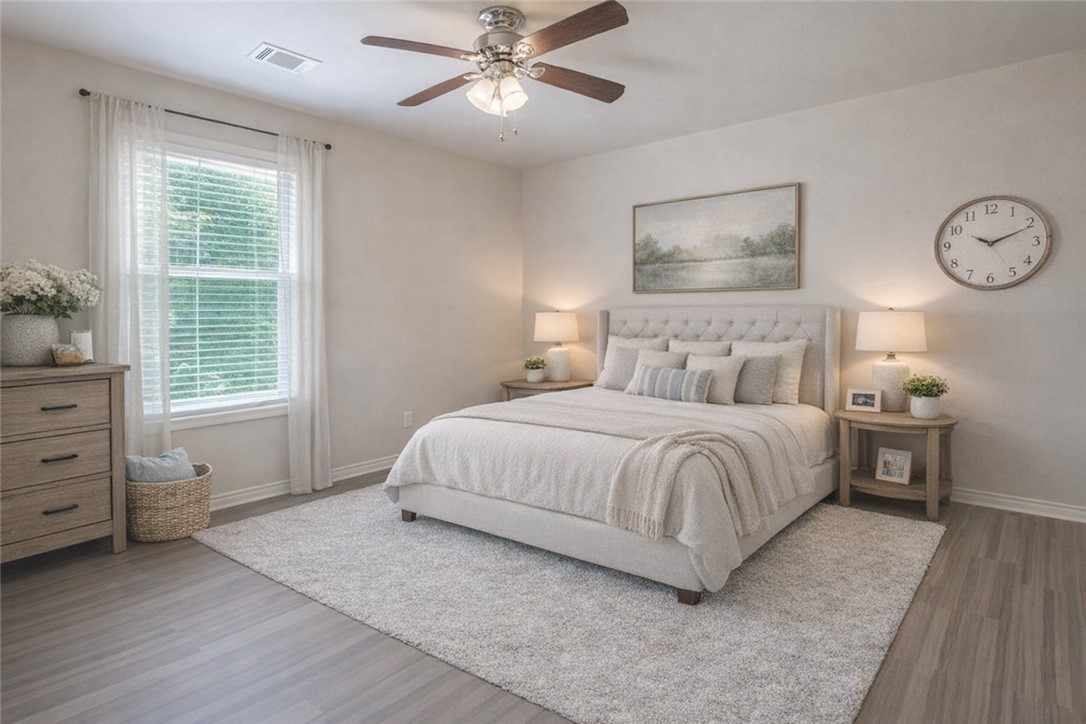 3309 Keefer Loop College Station, TX 77845 - Photo 16 of 27 a bedroom with a large bed and a window