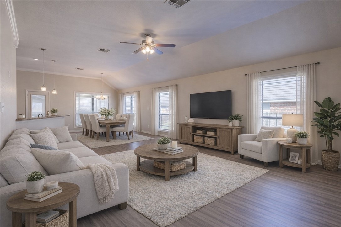 3309 Keefer Loop College Station, TX 77845 - Photo 4 of 27 a living room with furniture and a flat screen tv