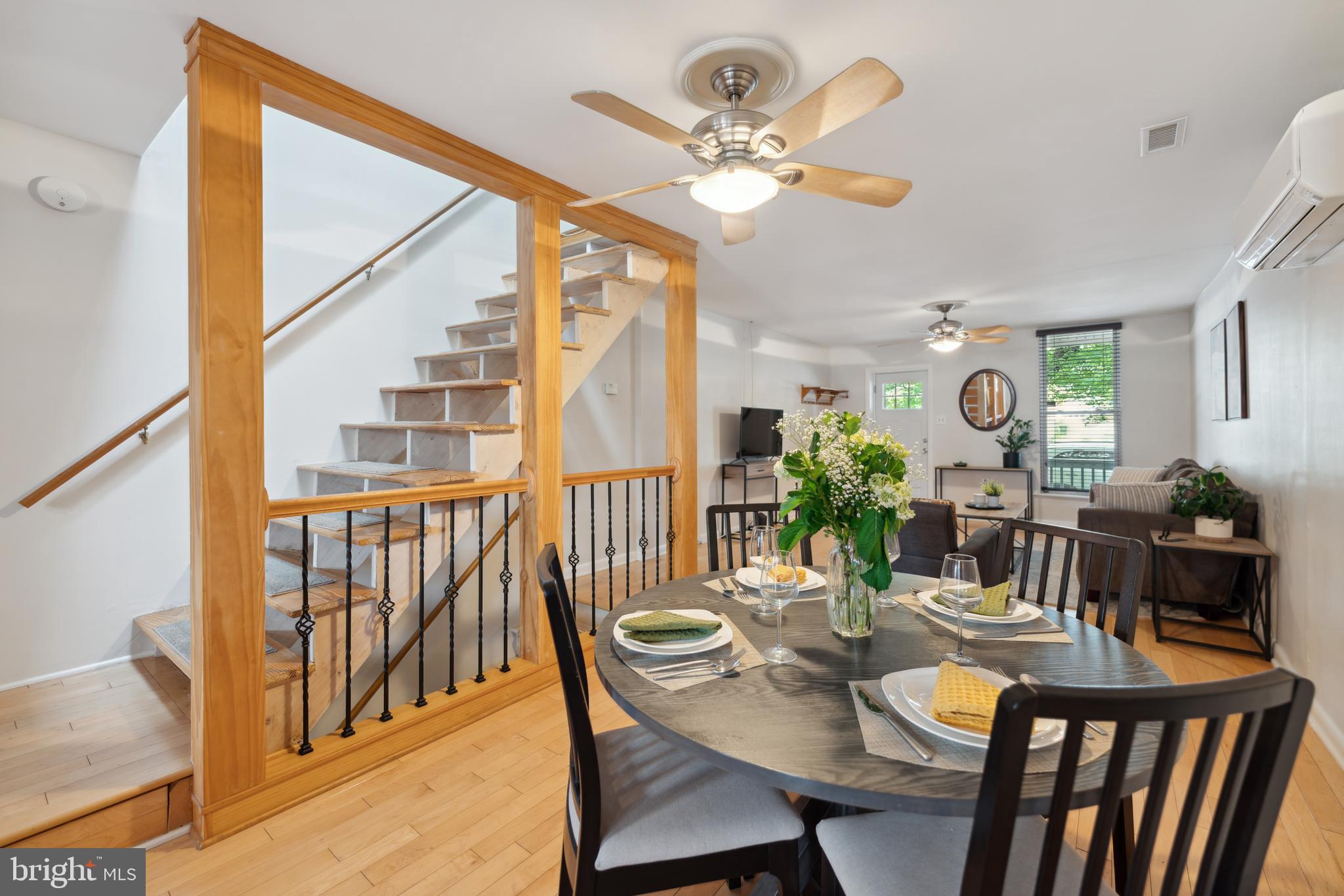 3461 Keswick Road Baltimore, MD 21211 - Photo 12 of 25 a view of a dining room with furniture and a chandelier