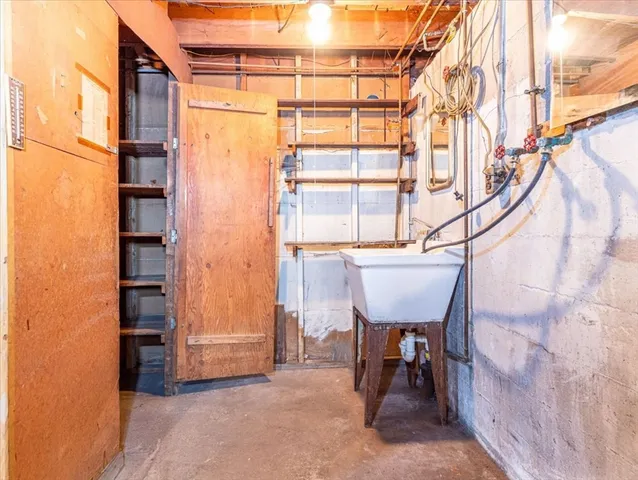 a view of a chairs and table in the room