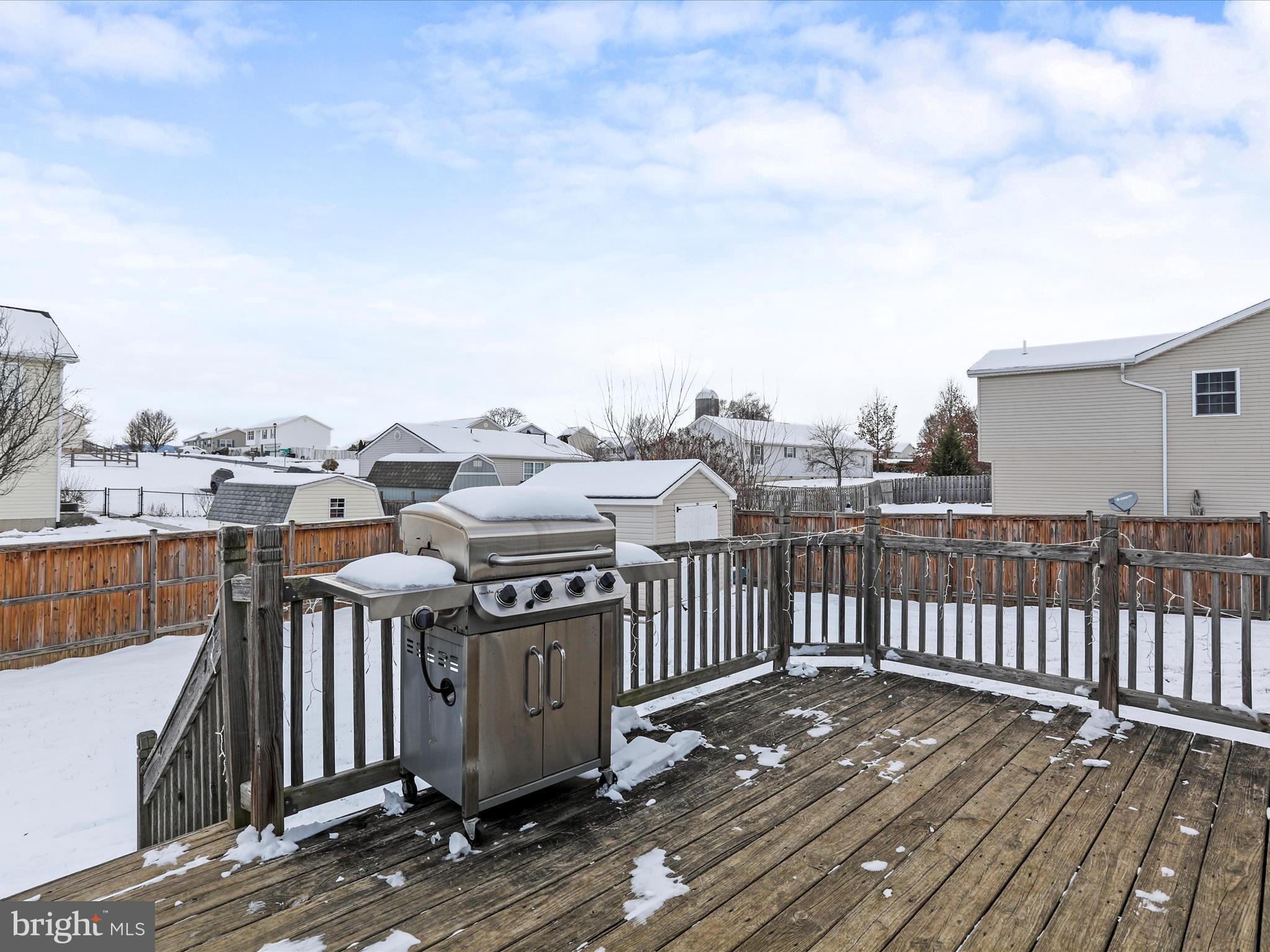 15 Snail Kite Road Martinsburg, WV 25405 - Photo 15 of 37 a view of a balcony with wooden fence