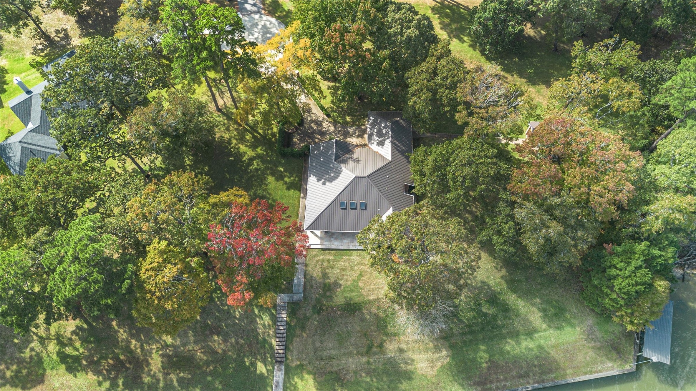 191 Beth Circle Huntsville, TX 77320 - Photo 49 of 50 a aerial view of a houses with yard