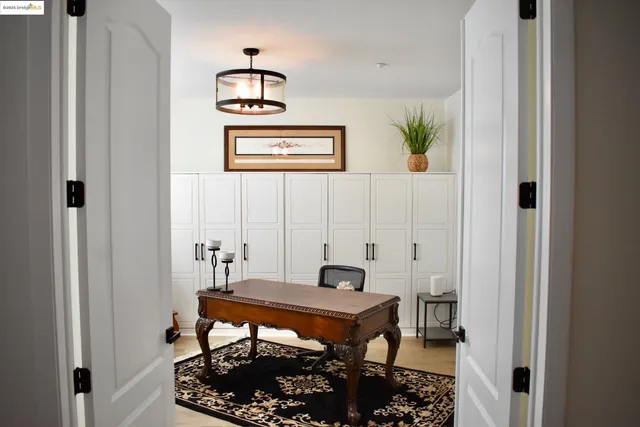 a house that has a table and chairs