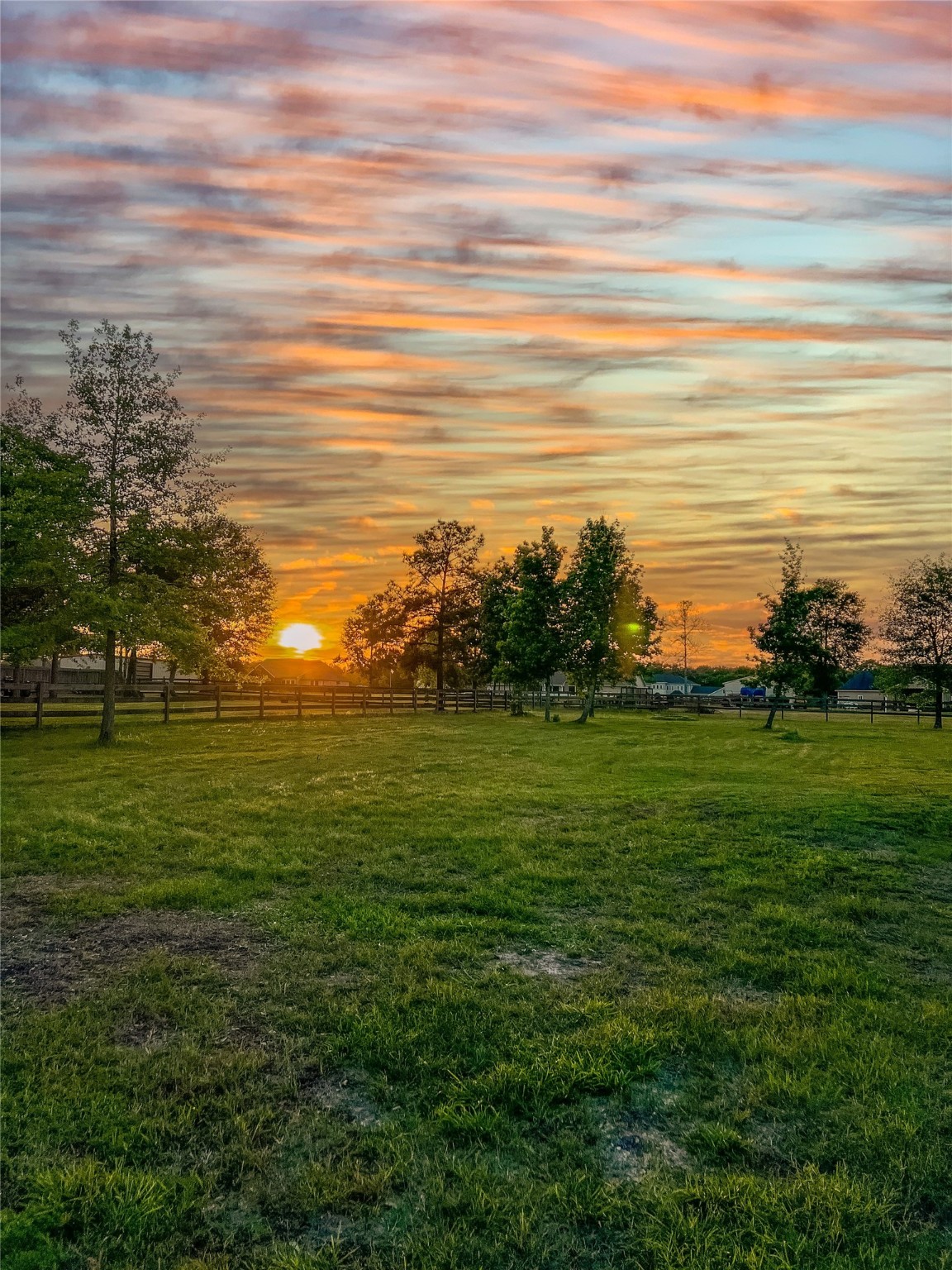 9160 Wapiti Trail Conroe, TX 77303 - Photo 45 of 48 Picture perfect sunsets, every evening from your patio.
