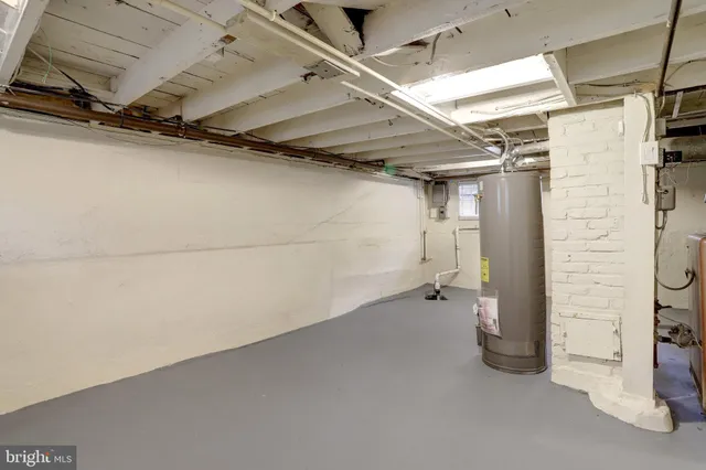 a view of storage and utility room