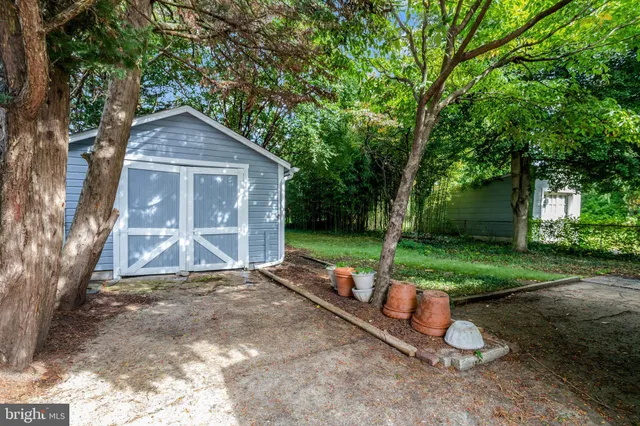 a view of a house with backyard and a tree