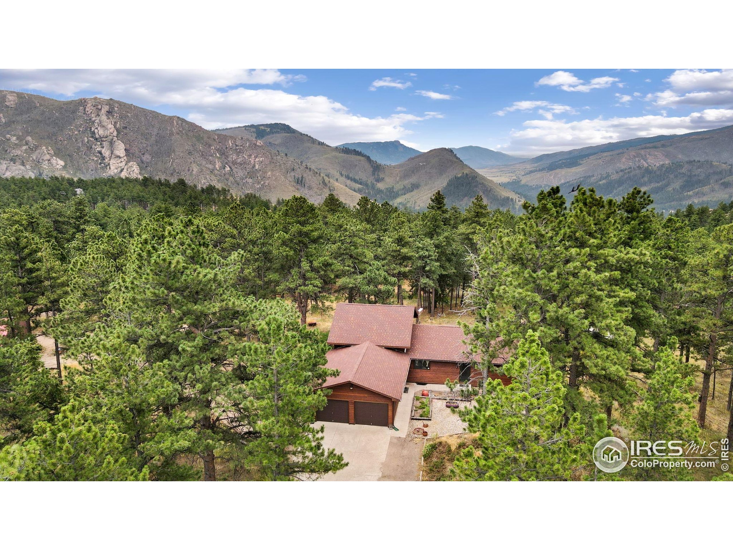 269 Cox Court Bellvue, CO 80512 - Photo 40 of 47 a view of a city with mountain