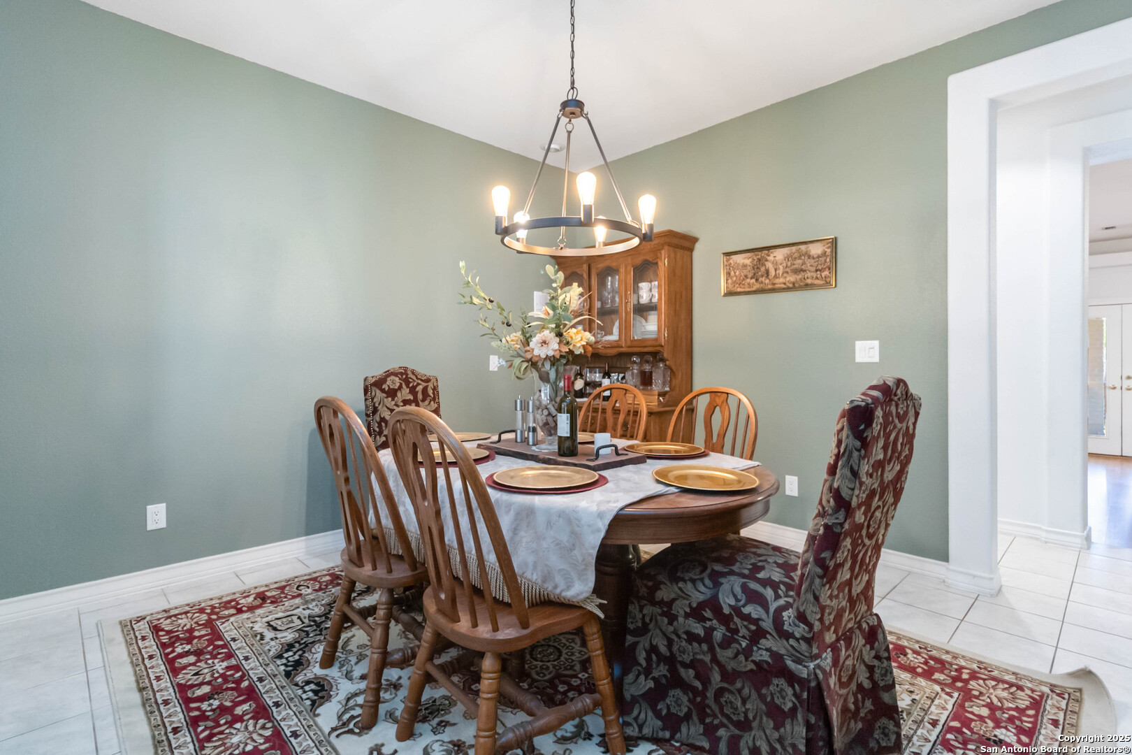 339 Long Meadow Spring Branch, TX 78070 - Photo 15 of 53 a dining room with furniture and chandelier