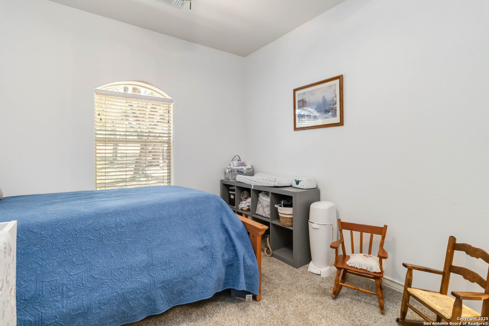 339 Long Meadow Spring Branch, TX 78070 - Photo 34 of 53 a bedroom with a bed and a chair