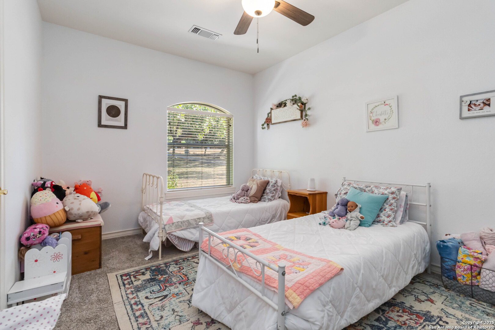 339 Long Meadow Spring Branch, TX 78070 - Photo 36 of 53 a bedroom with a bed and wooden floor