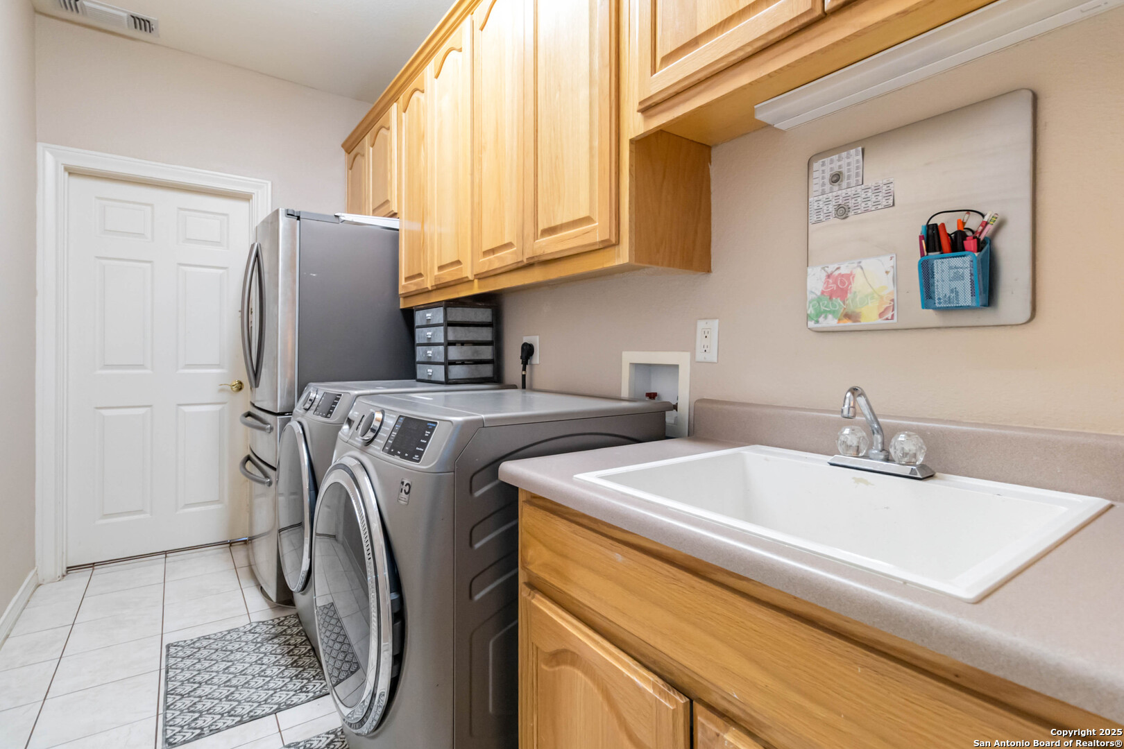 339 Long Meadow Spring Branch, TX 78070 - Photo 38 of 53 a bathroom with a sink a mirror and a shower