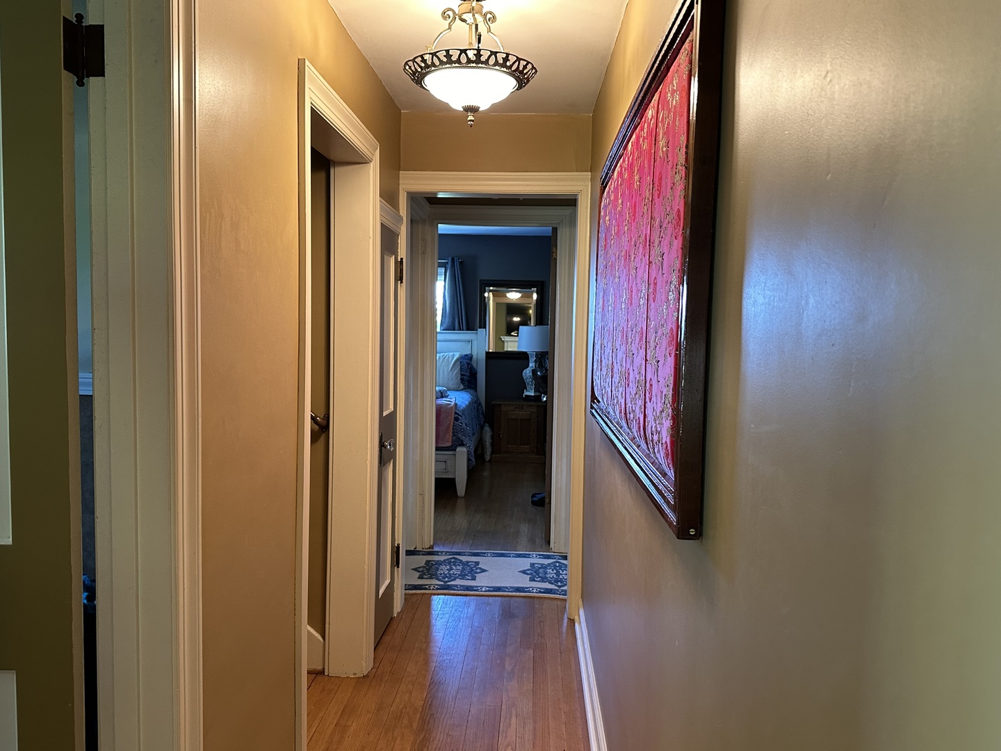 15445 Lincoln Road Morrison, IL 61270 - Photo 11 of 29 a view of a hallway with wooden floor and staircase