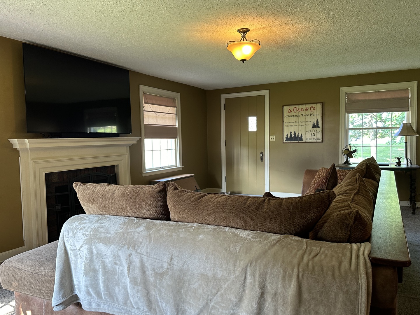 15445 Lincoln Road Morrison, IL 61270 - Photo 10 of 29 a bedroom with a bed and a flat screen tv