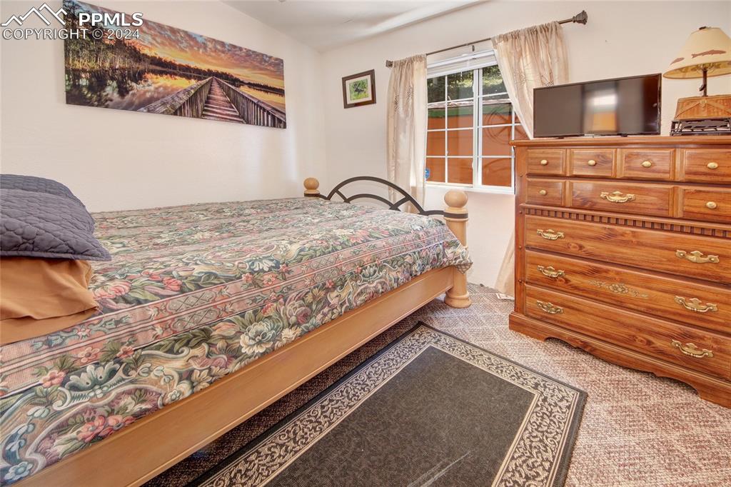 68 Valley Road Divide, CO 80814 - Photo 14 of 38 Bedroom featuring light carpet
