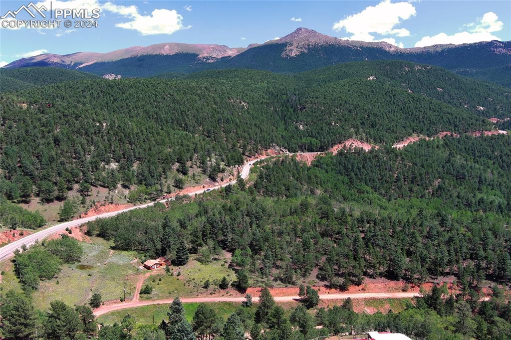 68 Valley Road Divide, CO 80814 - Photo 31 of 38 Bird's eye view featuring a mountain view
