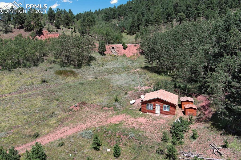 68 Valley Road Divide, CO 80814 - Photo 8 of 38 Aerial view