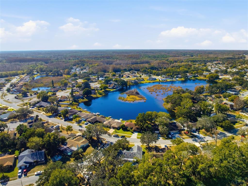 12515 Shadow Ridge Boulevard Hudson, FL 34669 - Photo 42 of 43 an aerial view of a houses with outdoor space