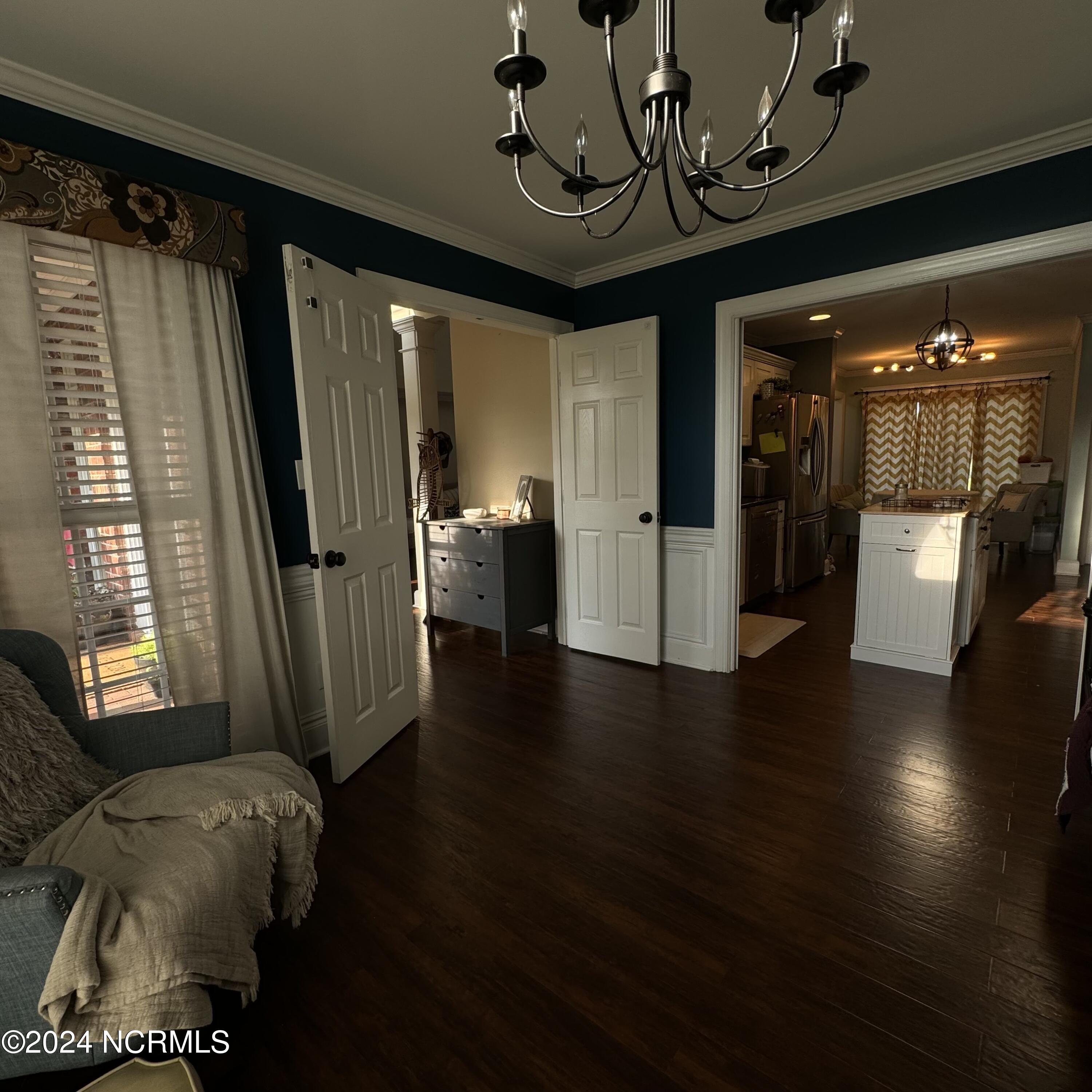 125 Saddle Ridge Road Kinston, NC 28501 - Photo 19 of 36 Currently used as a home office. Kitchen to the right