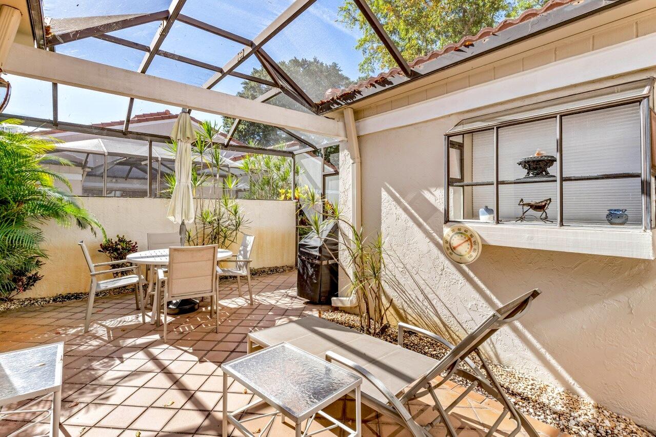 19 Glens Drive West Boynton Beach, FL 33436 - Photo 34 of 69 Atrium Patio