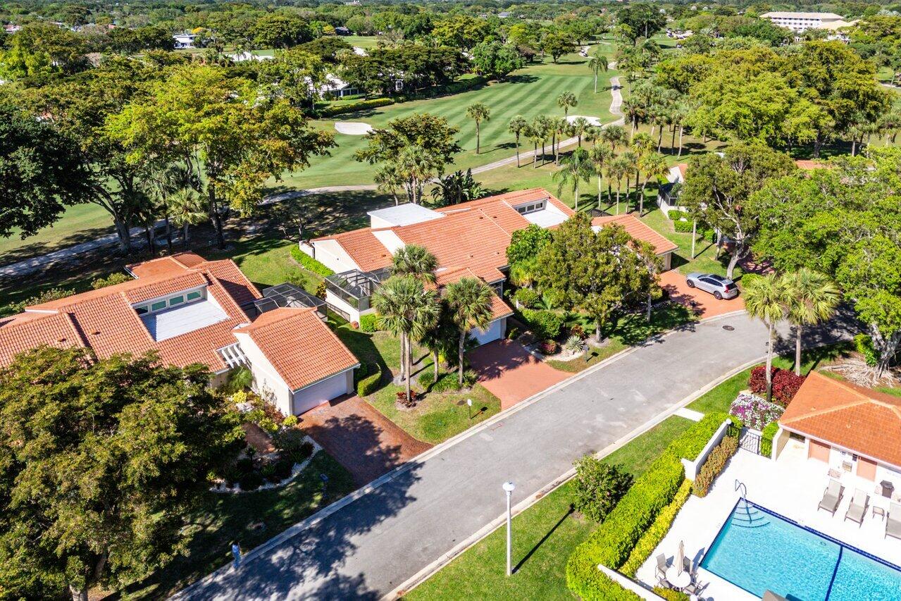 19 Glens Drive West Boynton Beach, FL 33436 - Photo 40 of 69 an aerial view of a house with a yard