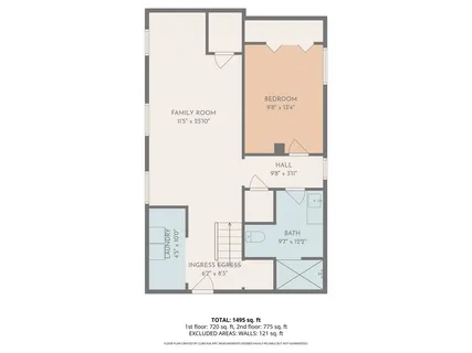 a picture of a floor plan