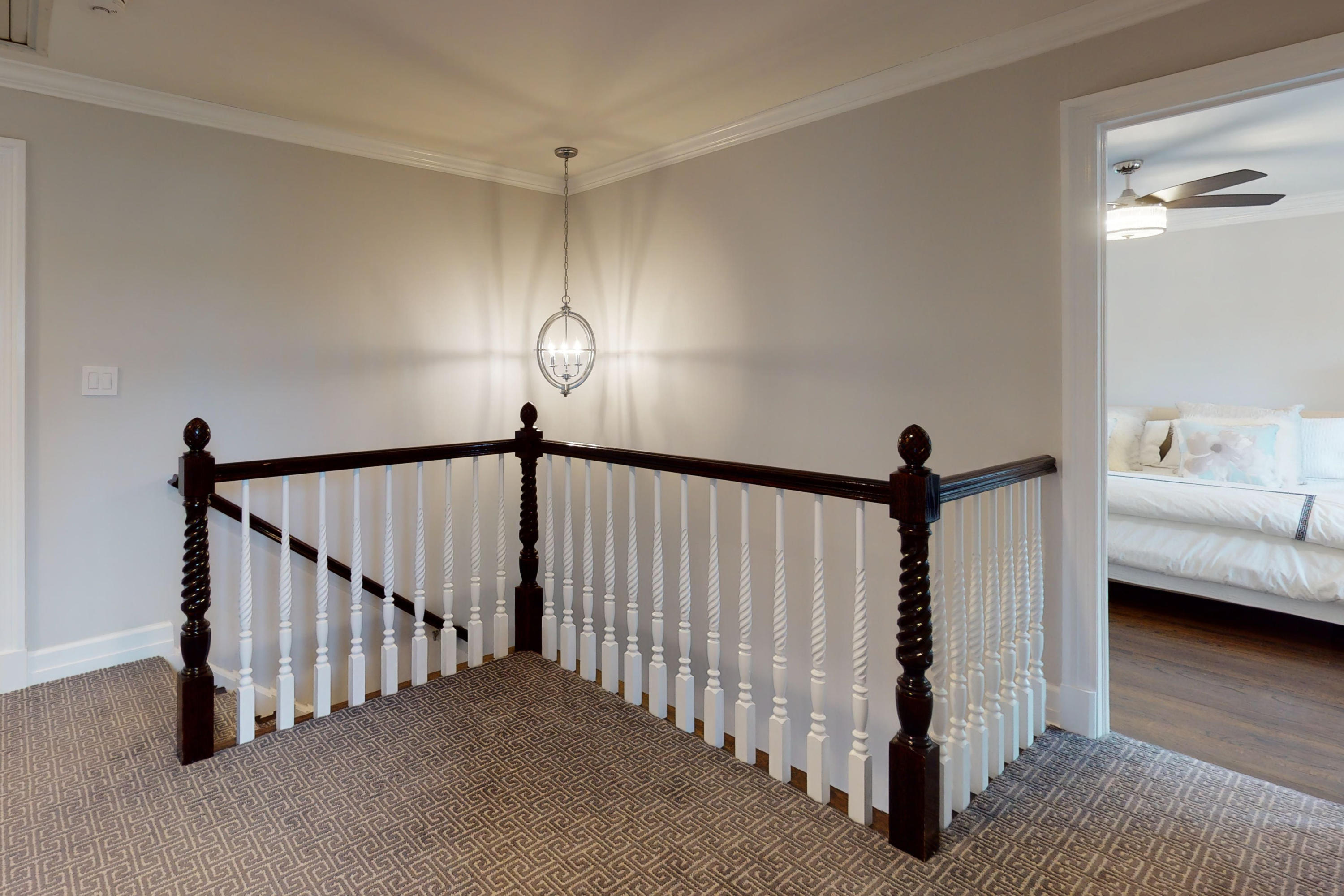 16 Barringer Road Darien, CT 06820 - Photo 26 of 43 a view of staircase with railing and a rug
