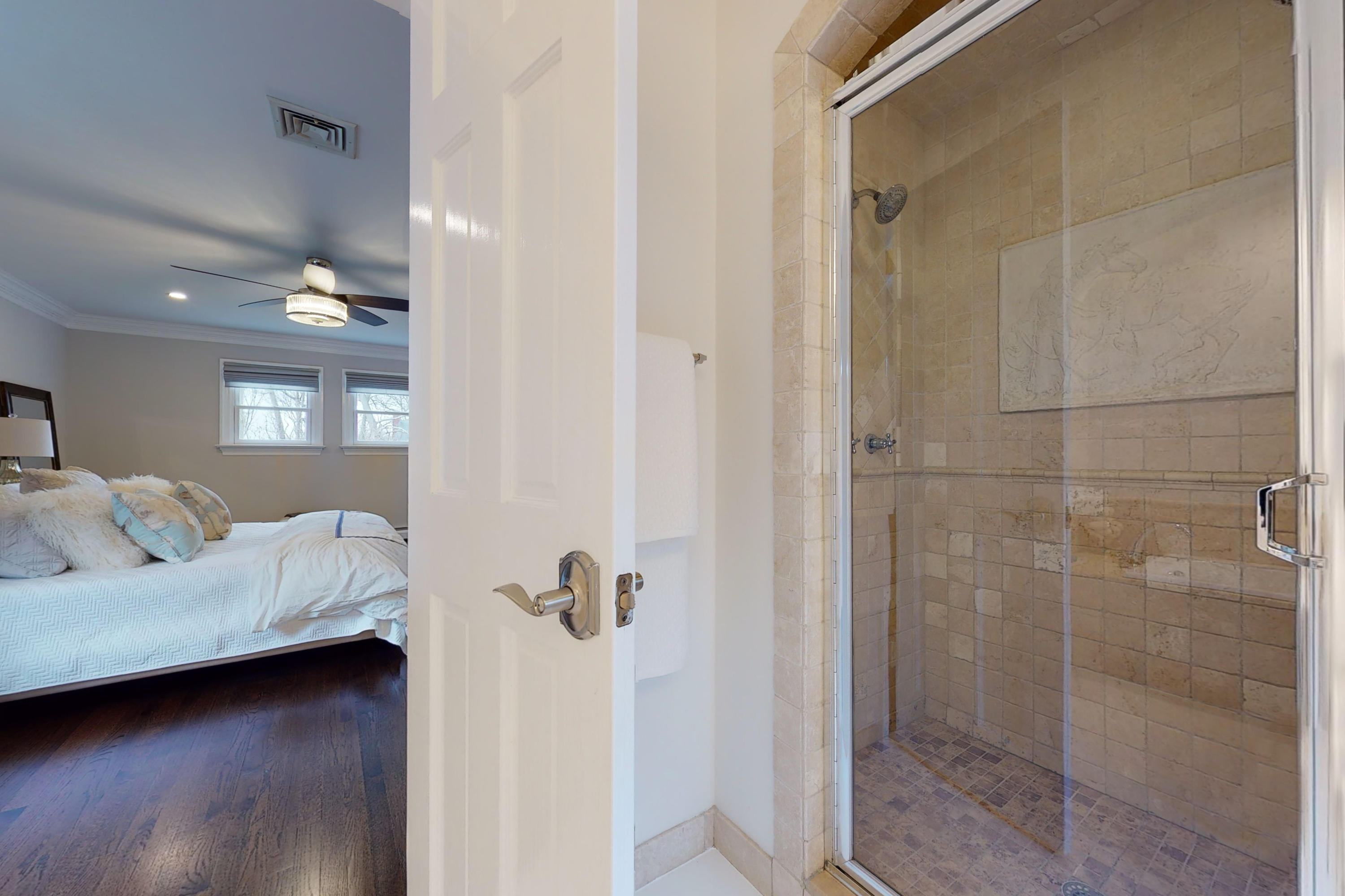 16 Barringer Road Darien, CT 06820 - Photo 31 of 43 a en suite bathroom with a shower