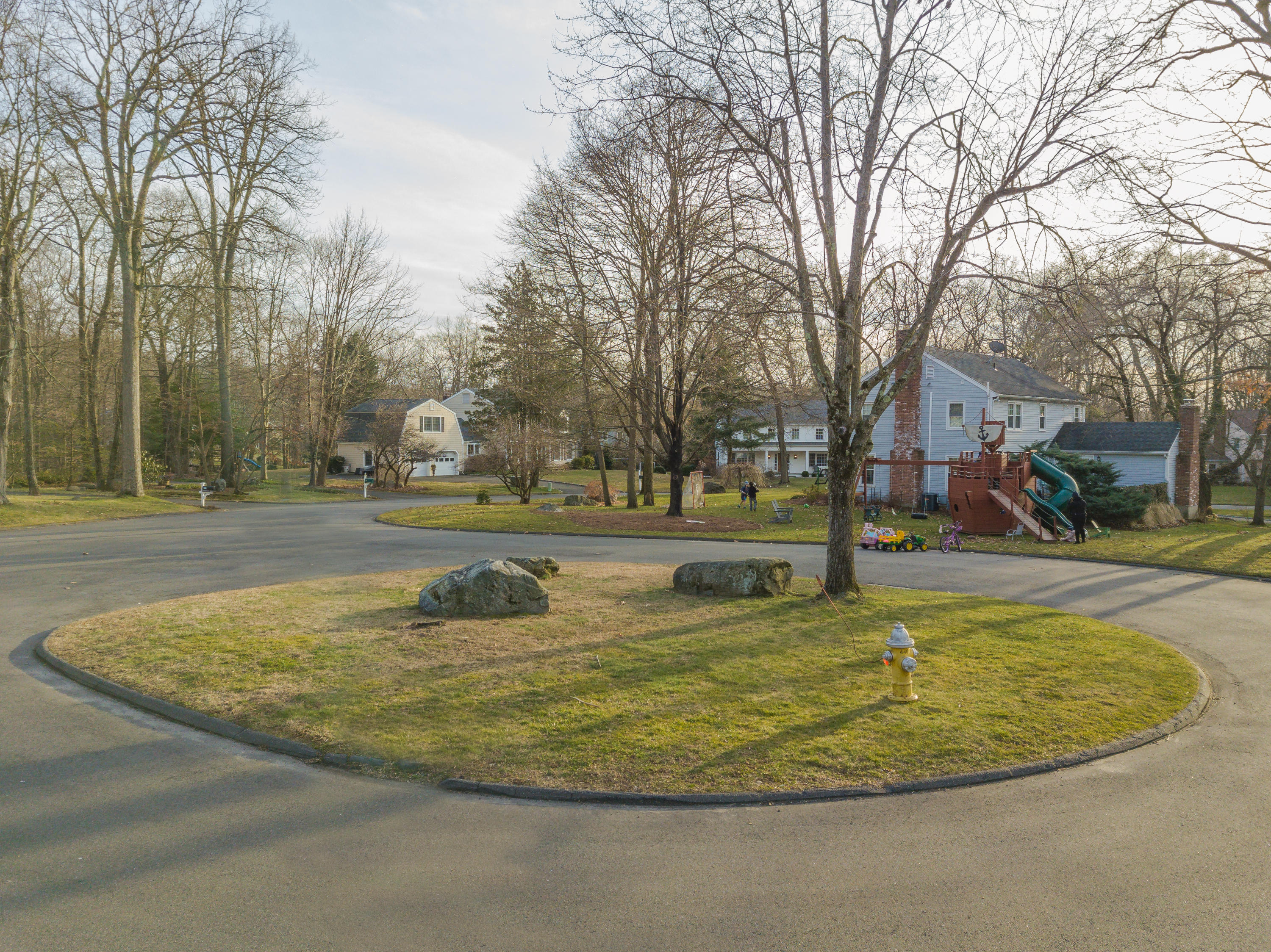 16 Barringer Road Darien, CT 06820 - Photo 39 of 43 a view of a swimming pool with tree s