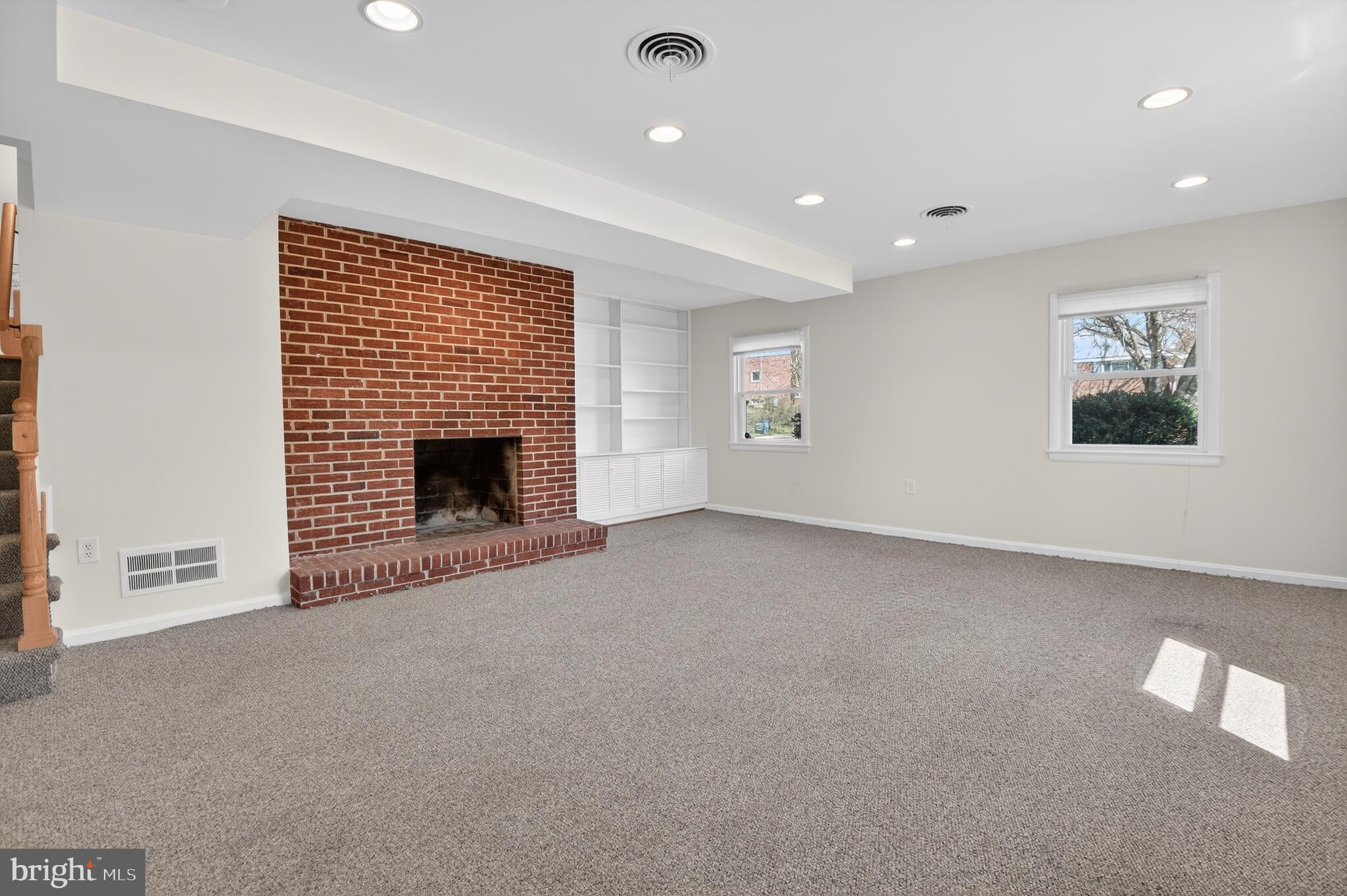 11004 Oakwood Street Silver Spring, MD 20901 - Photo 24 of 35 a view of an empty room with a fireplace