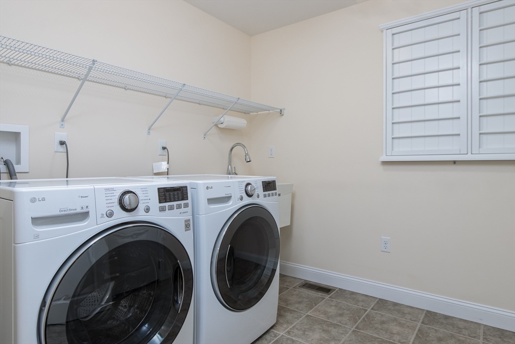 43 Old Mill Circle Westminster, MA 01473 - Photo 25 of 30 a utility room with dryer and washer
